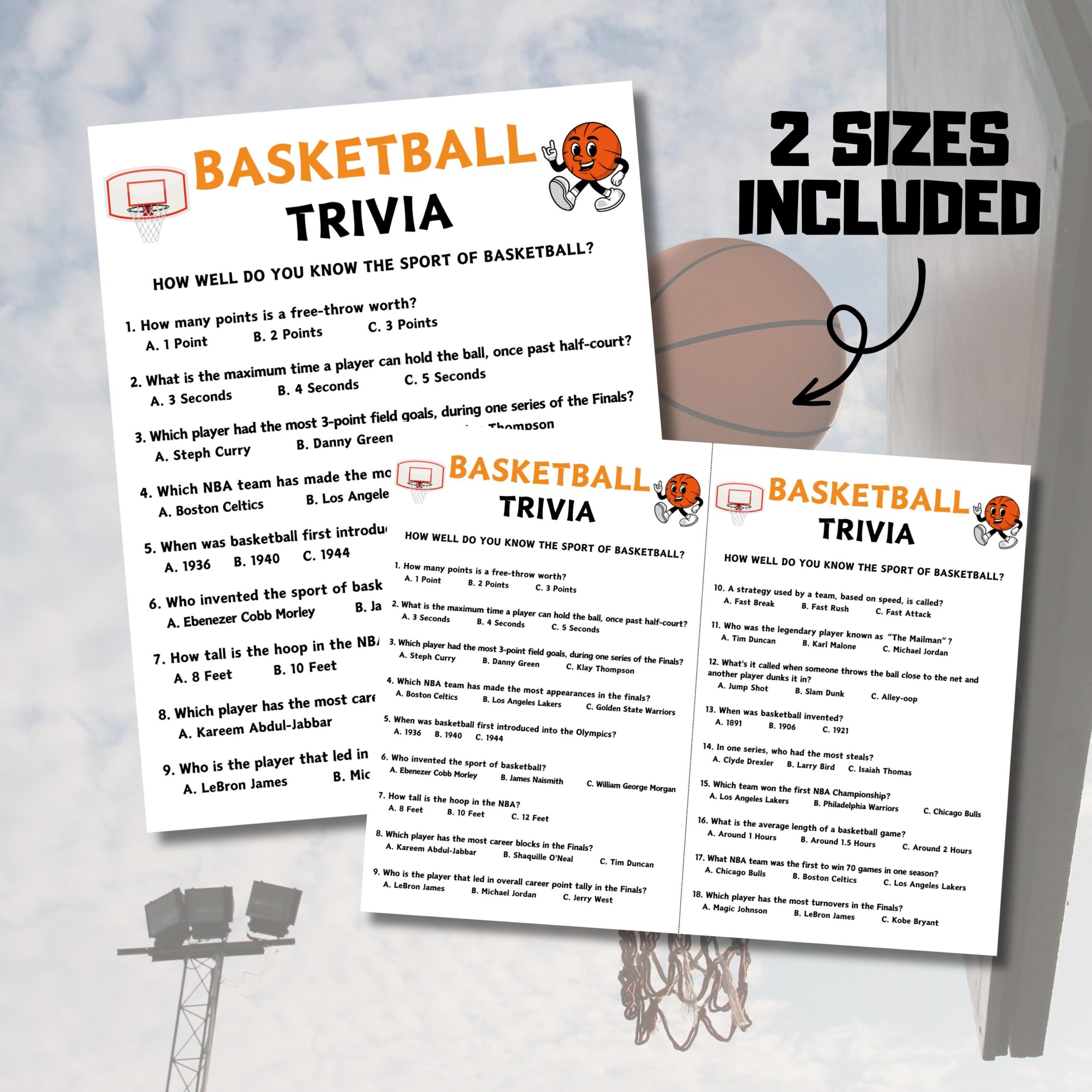 Nba Trivia Questions 2026 Printable