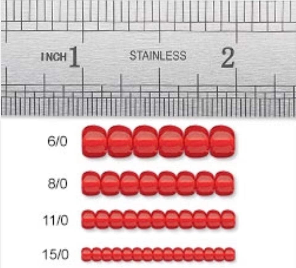 Bead Size Chart Printable Bead Size Chart Printable