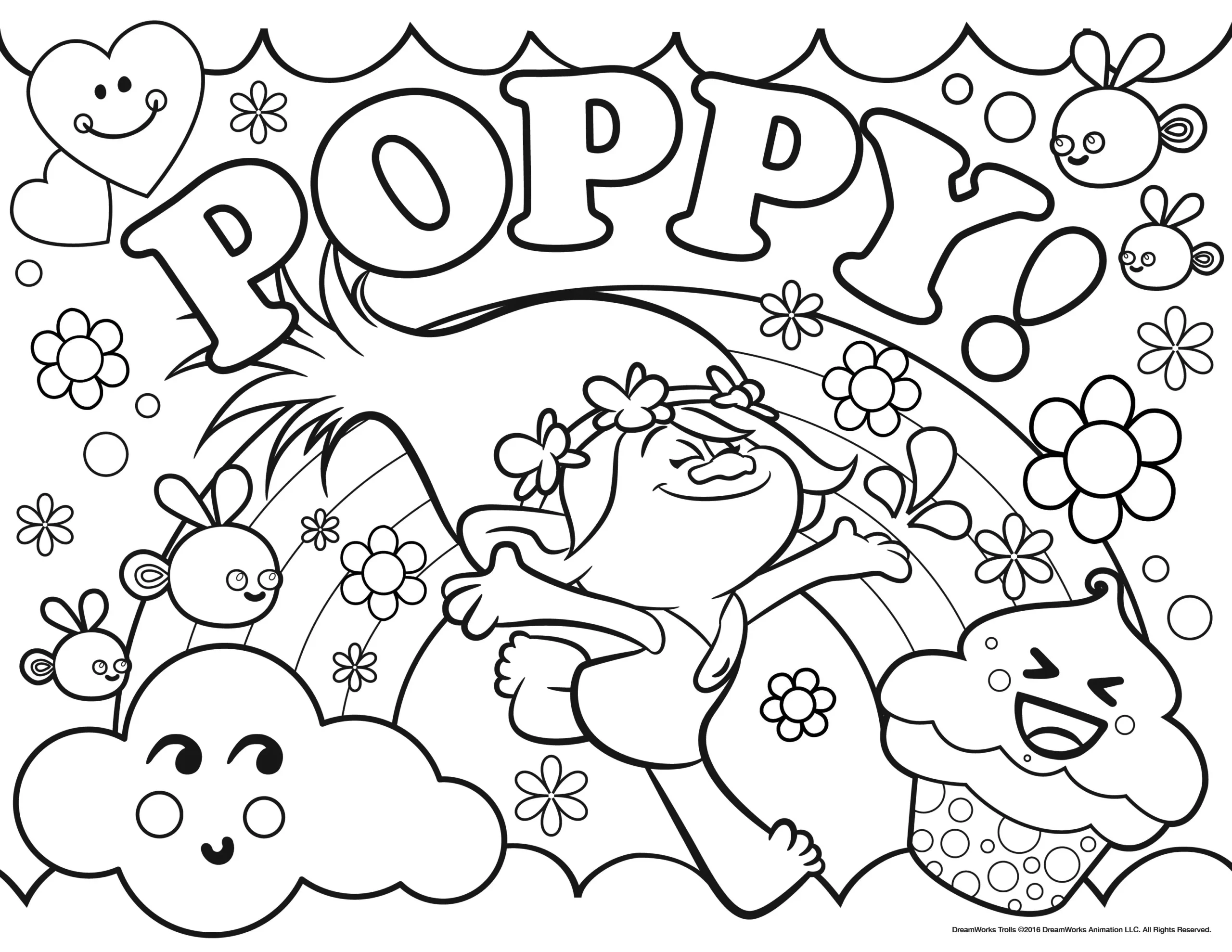 Beautiful Trolls Coloring Page To Print With Princess Poppy Trolls Coloring Pages Beautiful Trolls Coloring Page To Print With Princess Poppy Trolls Coloring Pages