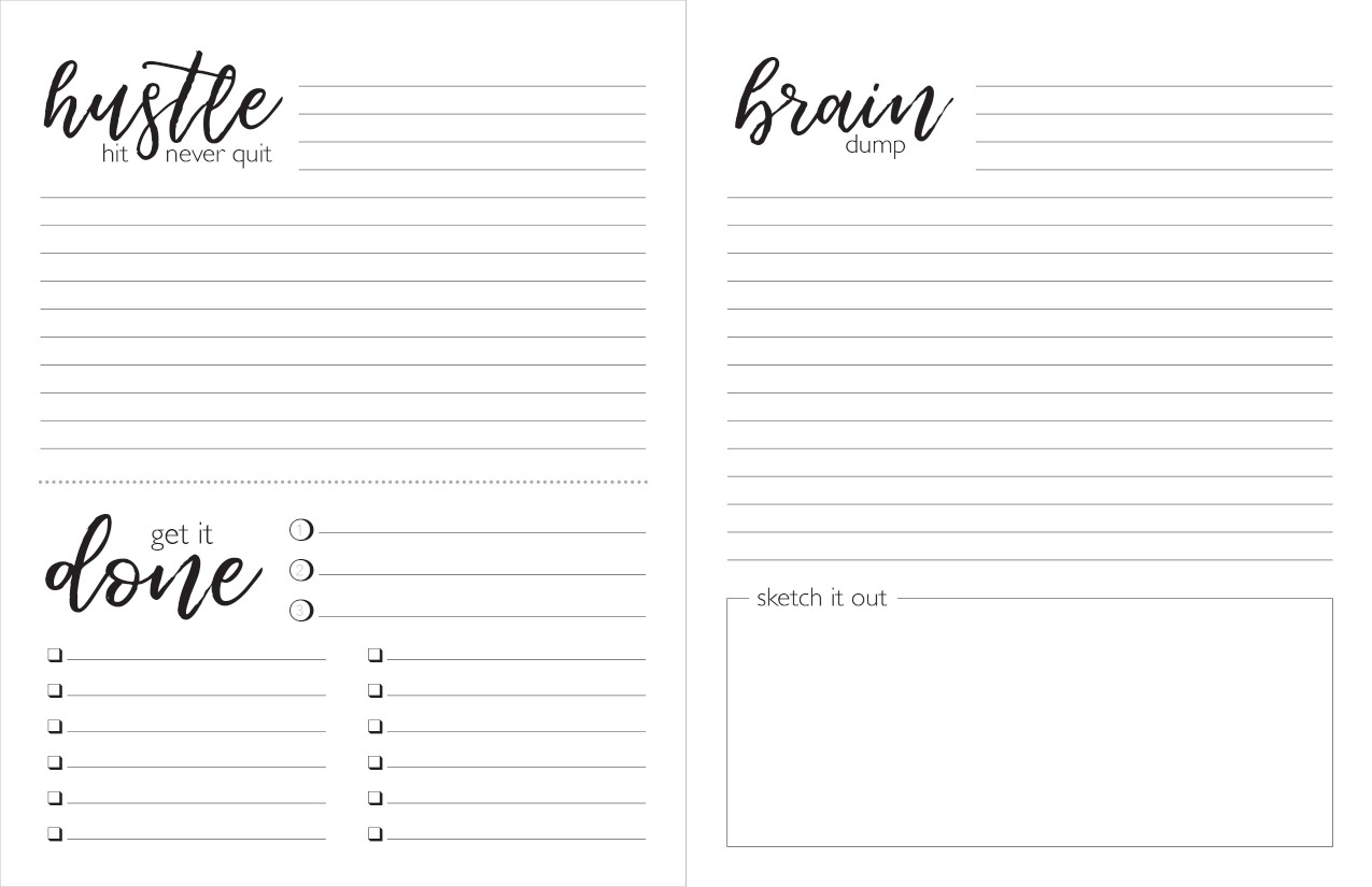 Big Happy Planner Notes To Do List 5 Page Printable Hope Yoder
