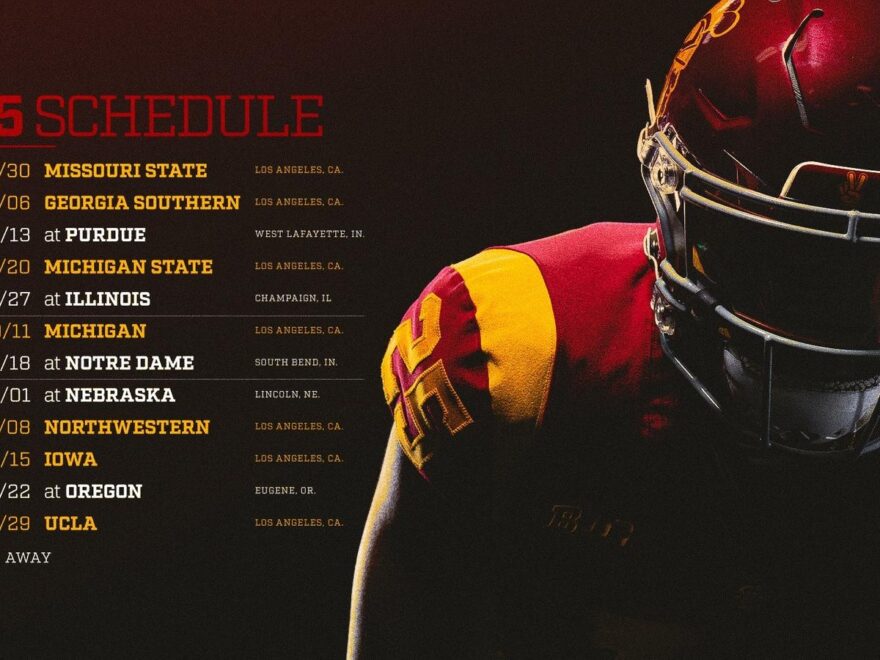 Big Ten Conference Reveals USC 2025 Football Schedule USC Athletics