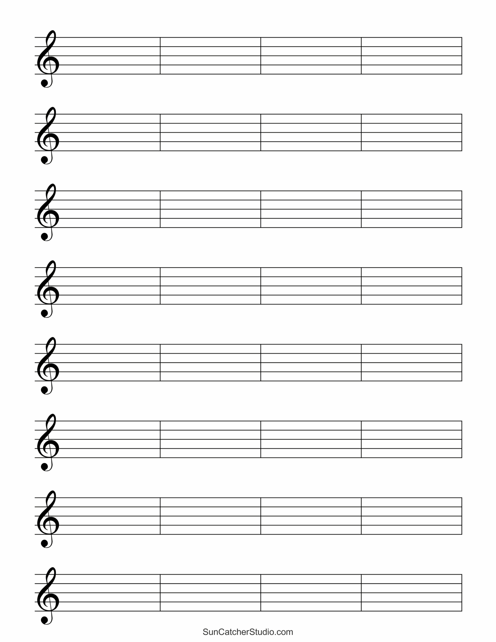 Blank Sheet Music Free Printable Blank Sheet Music Free Printable