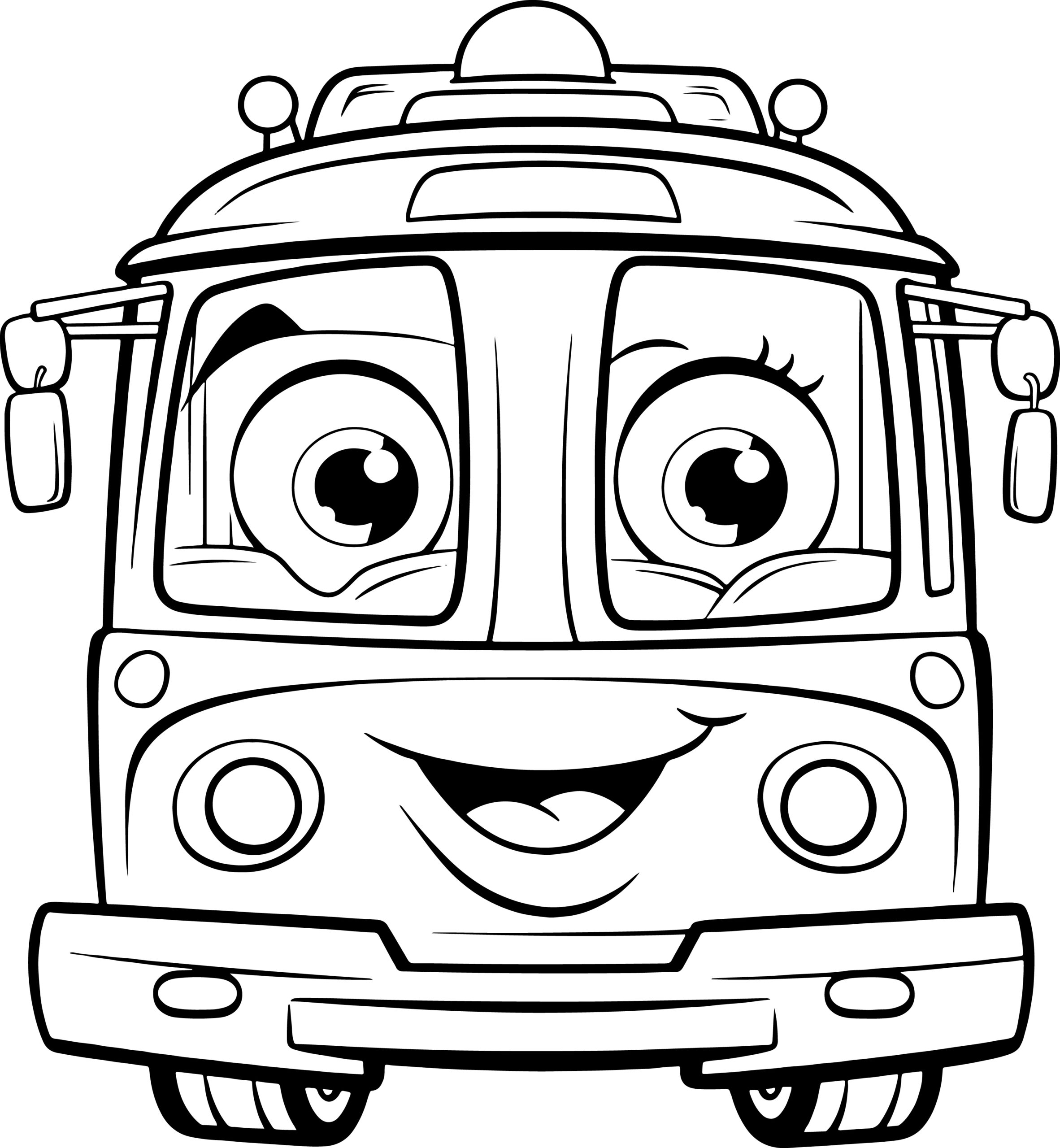 Bus Coloring Book For Kids Featuring Fun Beauty Stress Relieving Relaxation Made By Teachers