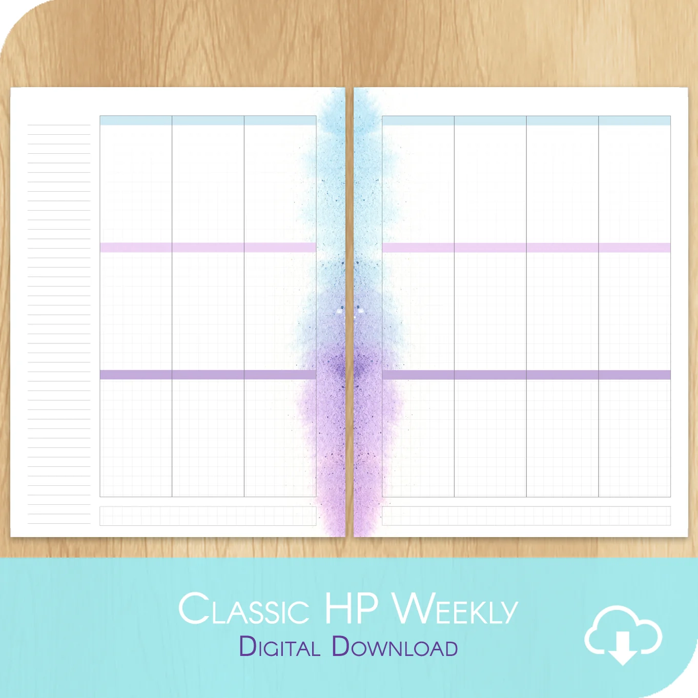 Buzzing In The Rain Printable Classic Happy Planner Size 1 Week On Linouspots