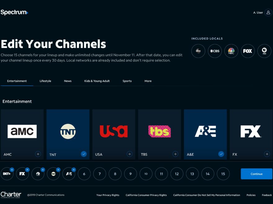 Cambia Tu Selecci n Canales En Spectrum TV Choice Spectrum Support