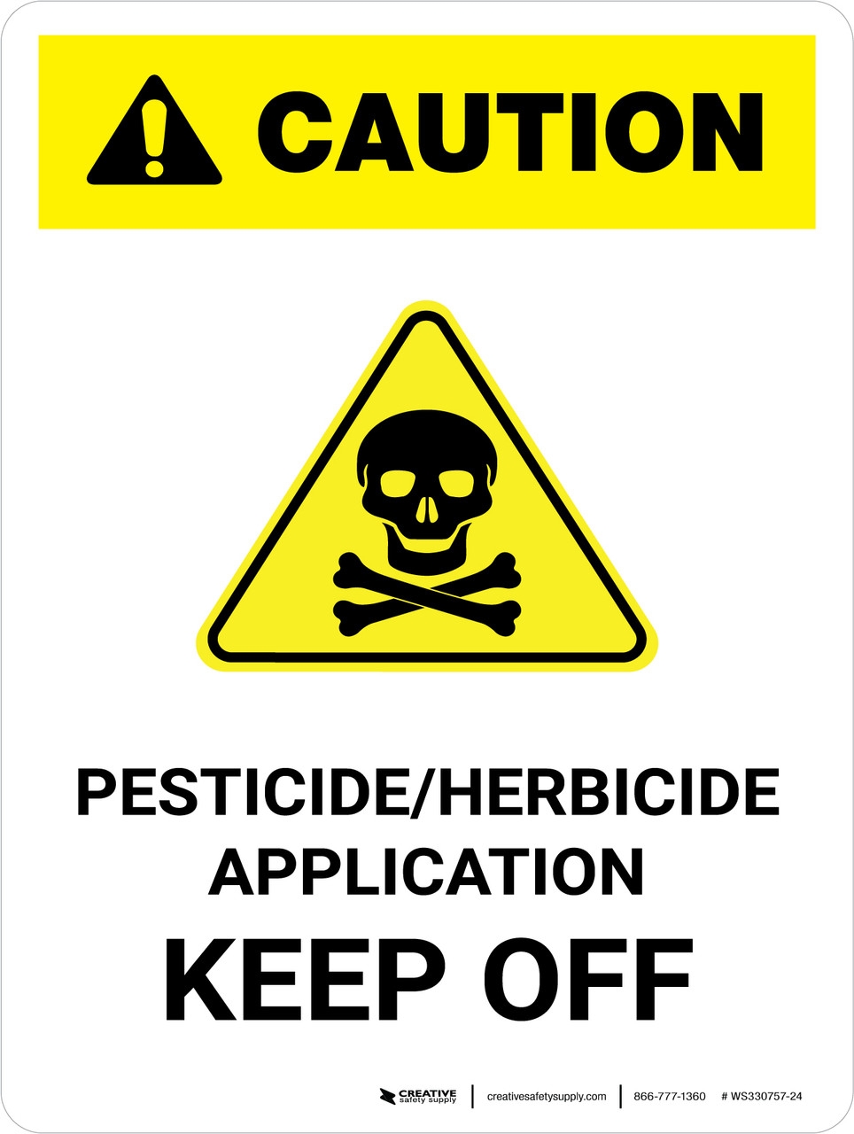Printable Pesticide Warning Signs