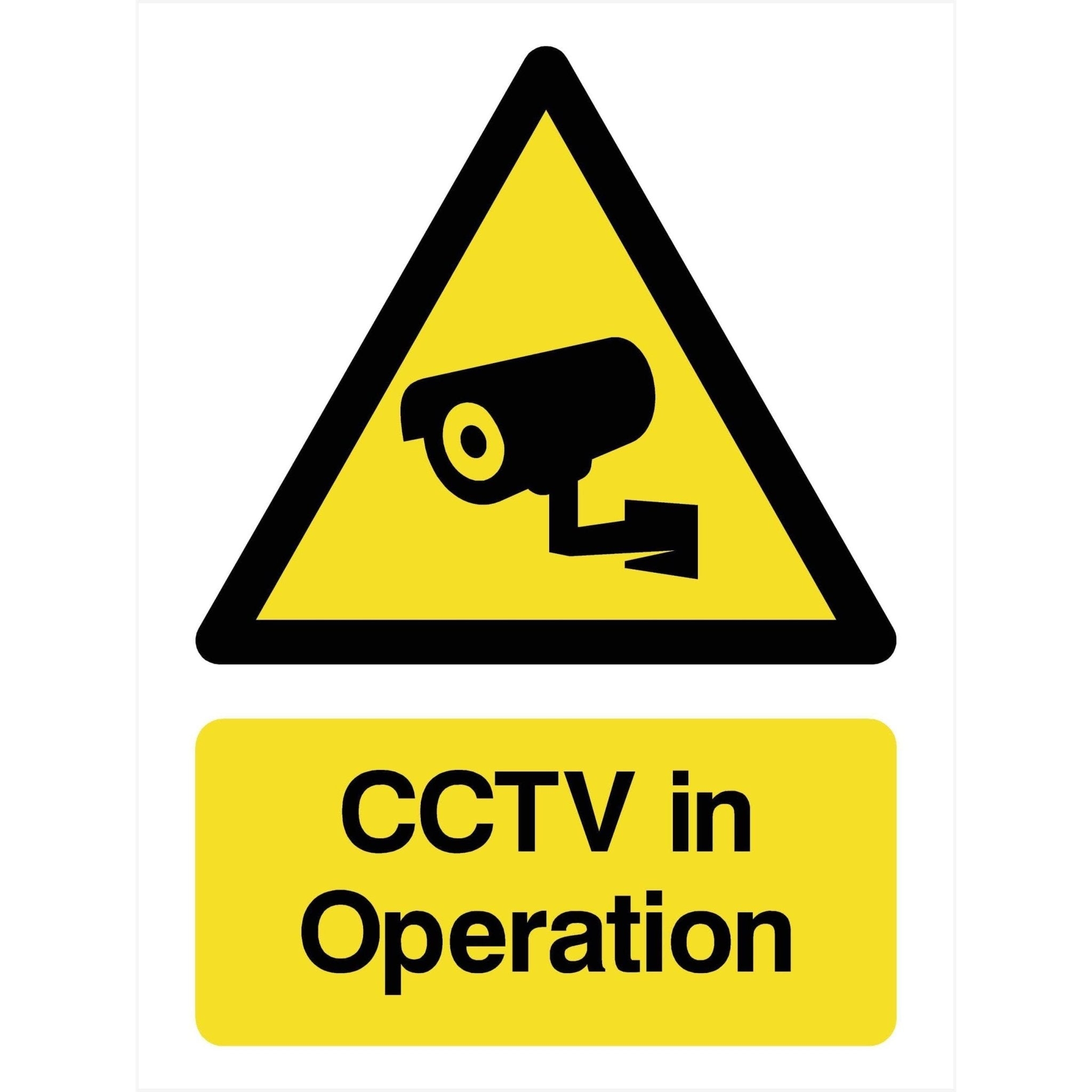 CCTV In Operation Sign Worksheets Library