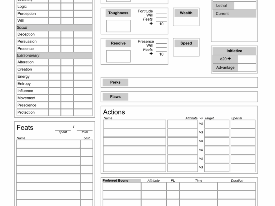 Character Builder Open Legend RPG HeroMuster