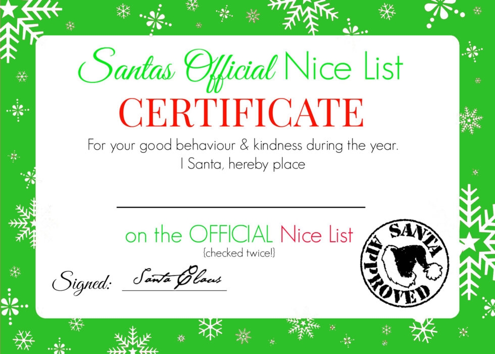 Christmas Nice List Certificate Free Printable Super Busy Mum Northern Irish Blogger Christmas Nice List Certificate Free Printable Super Busy Mum Northern Irish Blogger