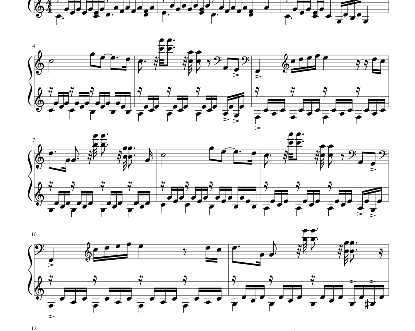 Come Sail Away Sheet Music For Piano Solo MuseScore