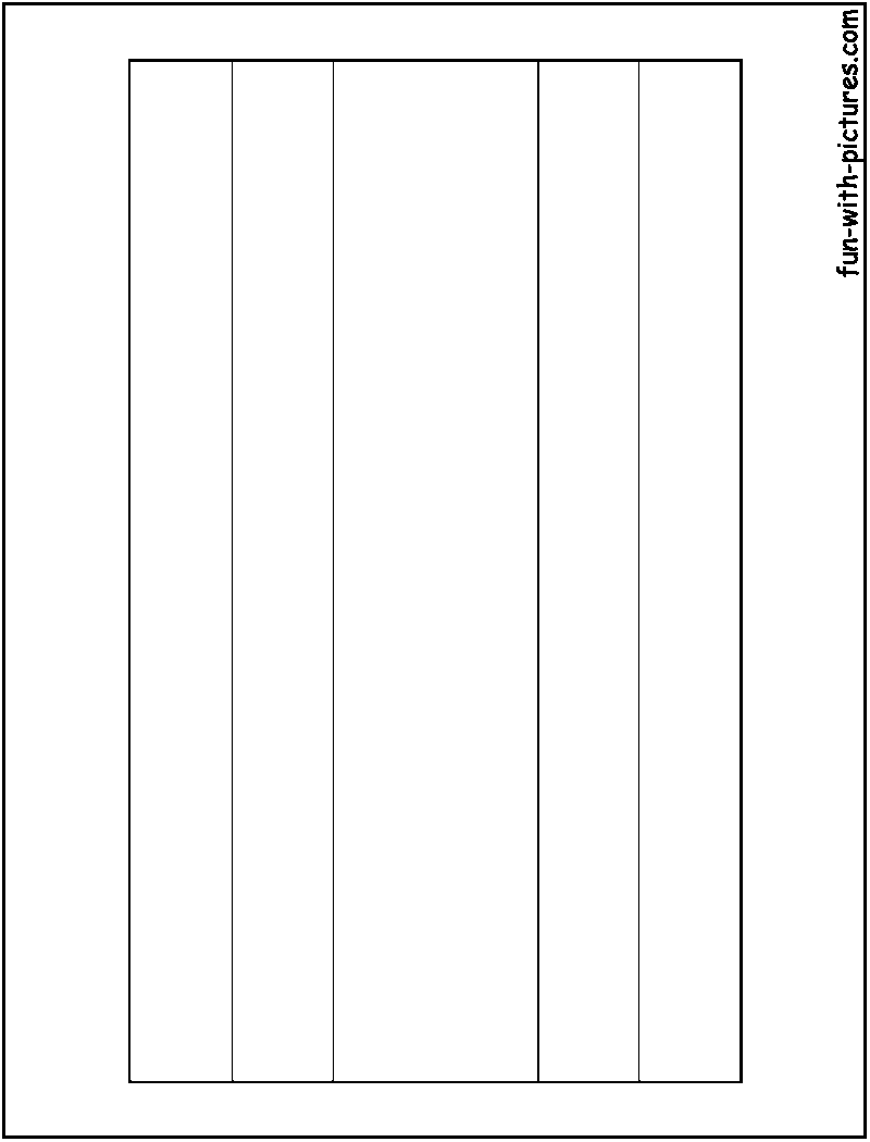 Printable Costa Rica Flag Coloring Sheet