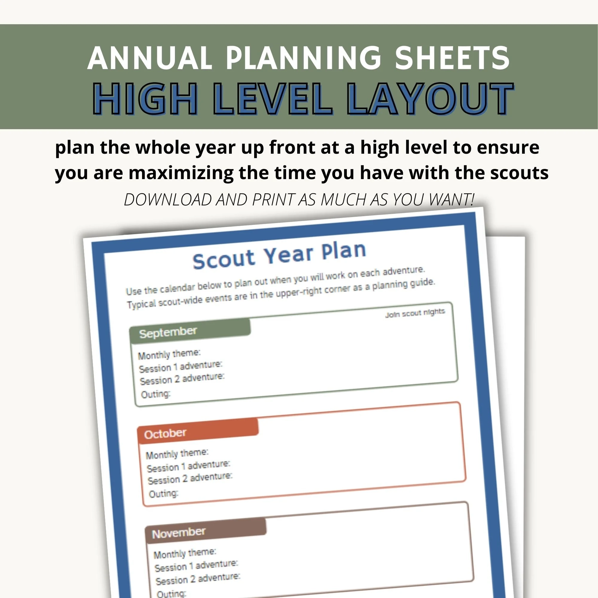Cub Scout Den Meeting Planner Leader Agenda printable PDF Etsy Cub Scout Den Meeting Planner Leader Agenda printable PDF Etsy