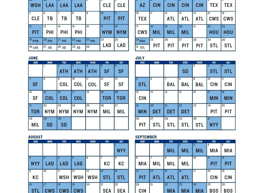 Cubs MLB Announce 2026 Regular Season Schedule Bleed Cubbie Blue