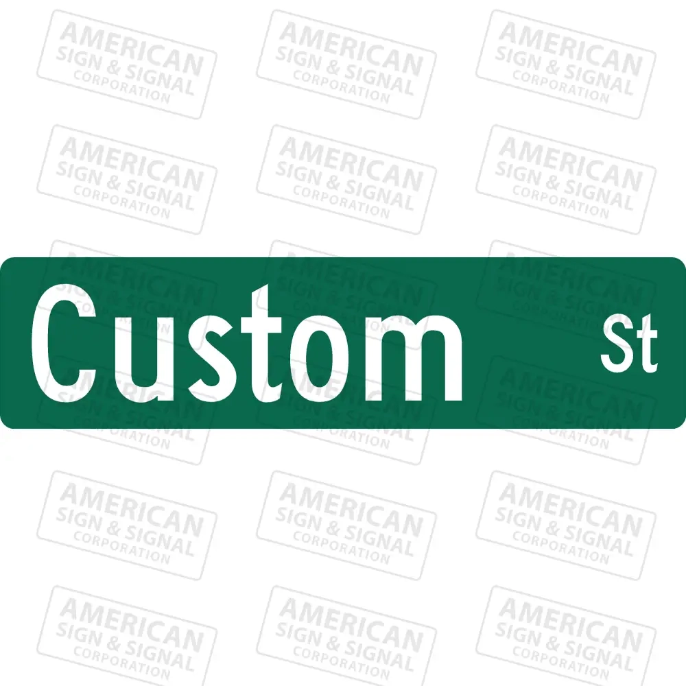 Street Sign Template Printable