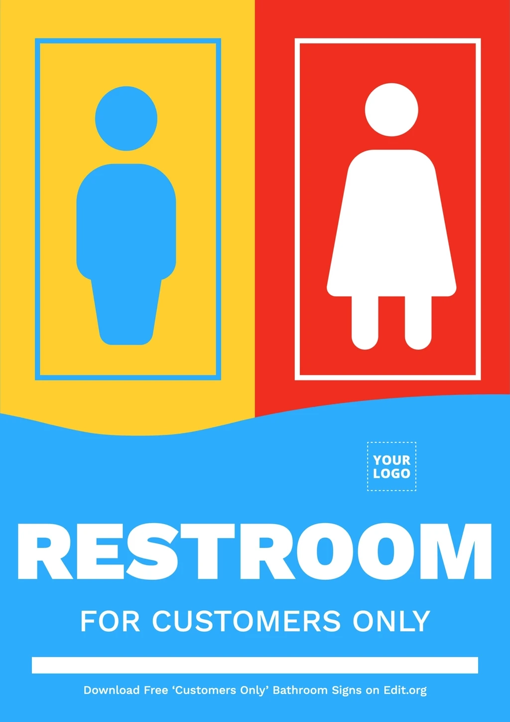 Printable Customer Only Signs Free Printable Customer Only Signs Free