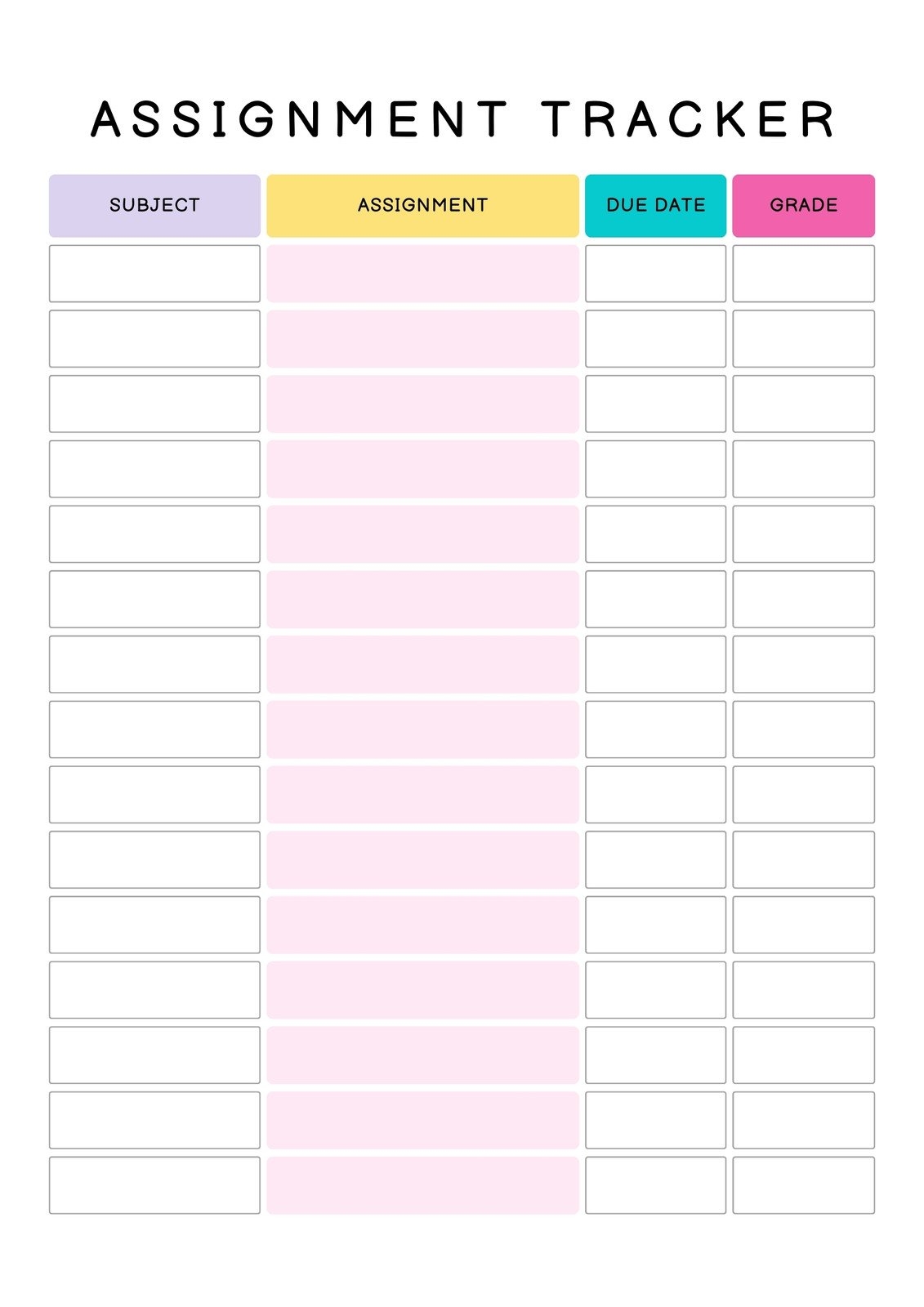 Customize 496 Student Planner Templates Online Canva Worksheets Library