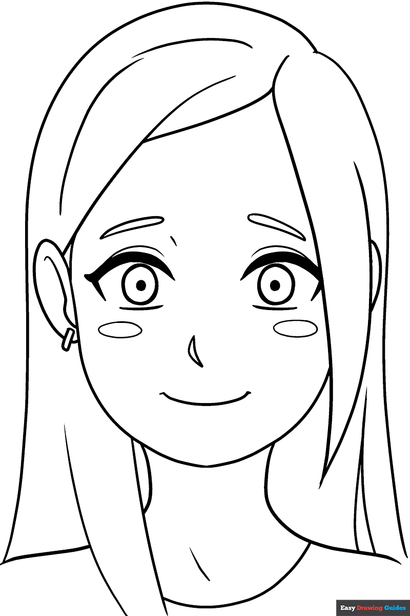 Coloring Sheets Printable Girl Faces
