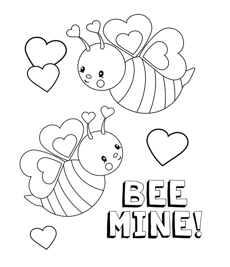 Free Printable Valentines Days Coloring Sheets