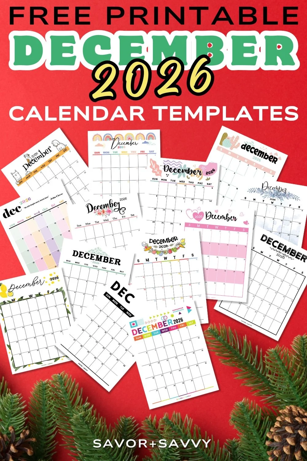 Christmas Planner 2026 Printable