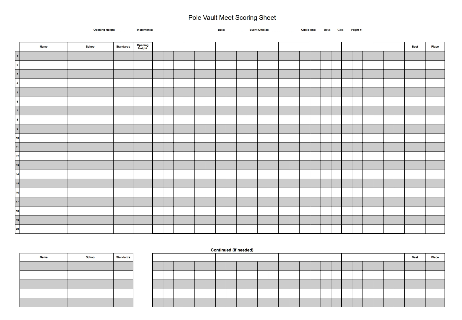 Digital Download COMPLETE Track And Field Meet Scoring Sheets Workbook Digital Download COMPLETE Track And Field Meet Scoring Sheets Workbook