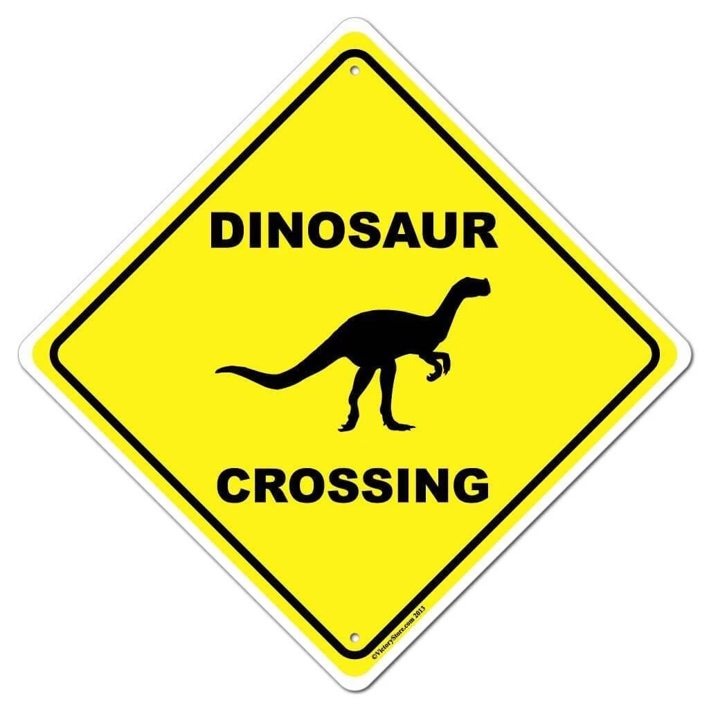 Dinosaur Crossing Sign Or Sticker VictoryStore VictoryStore Dinosaur Crossing Sign Or Sticker VictoryStore VictoryStore