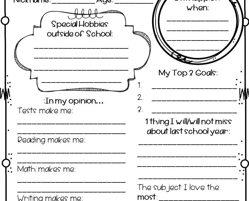 Discover 10 Interest Inventory And Student Interest Survey Ideas Reading Interest Survey Elementary Get To Know You Activities Student Check In Form And More