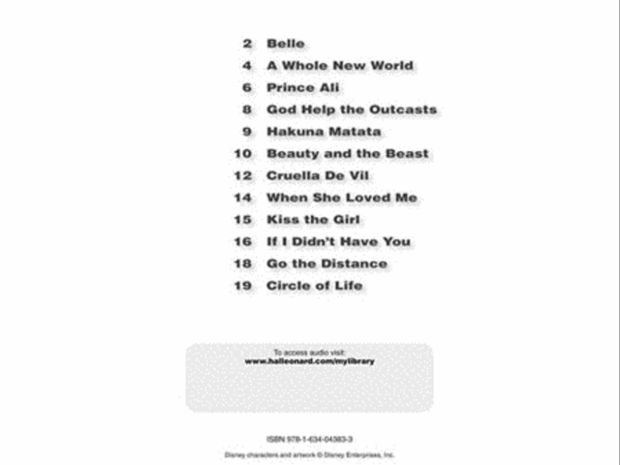 Disney Movie Hits For Tenor Sax By Various Tenor Saxophone Sheet Music Sheet Music Plus