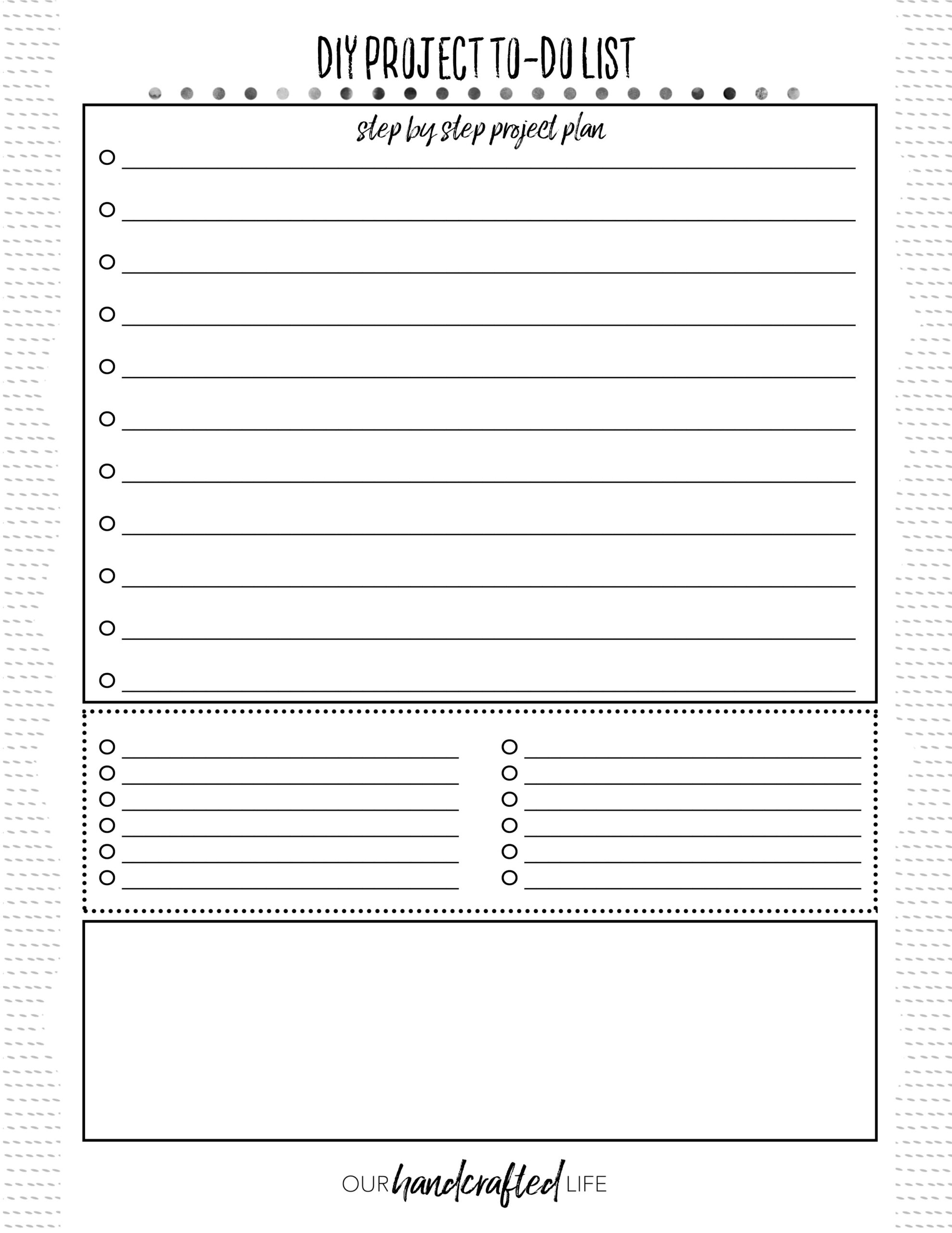 Diy Planner Printables To-Do List Diy Planner Printables To-Do List