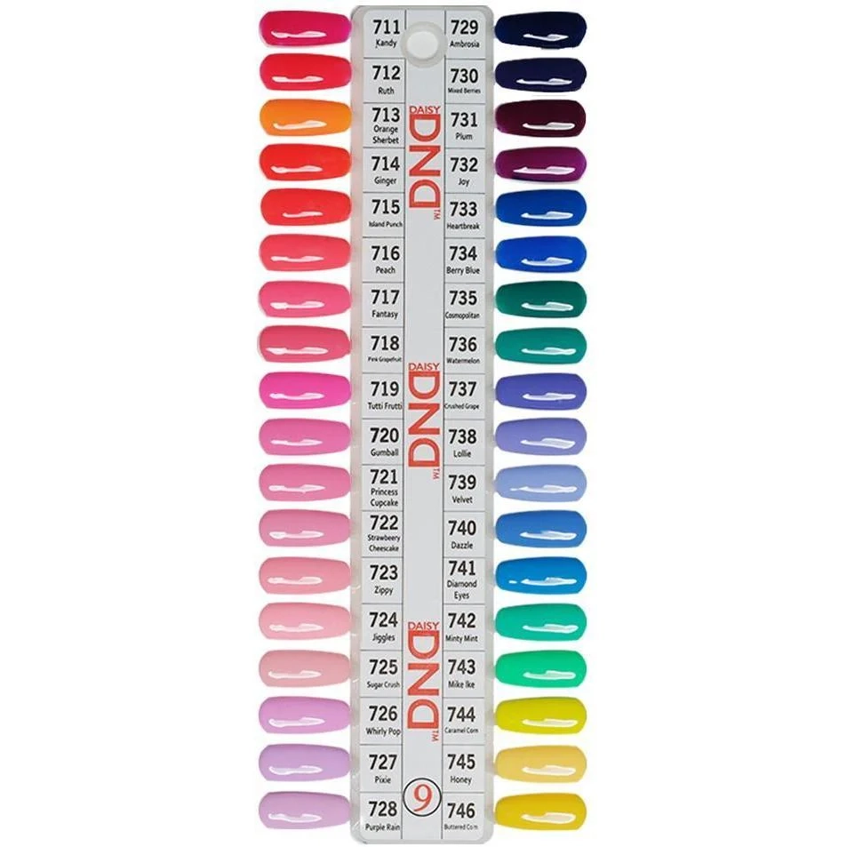 DND Gel Lacquer Swatch Single 9 Manicure Pedicure Tools DNDSW DND9 Beyond Polish
