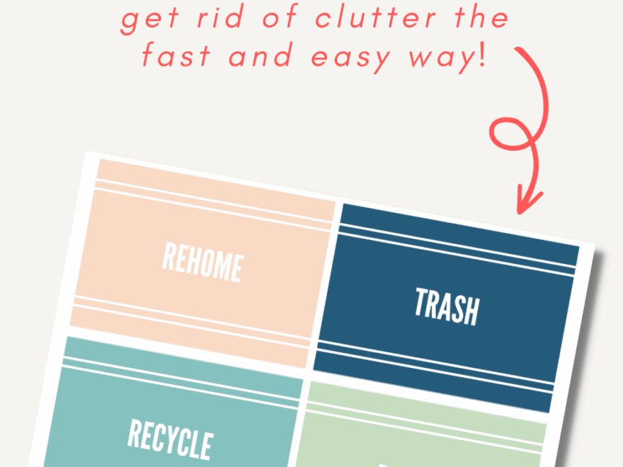 Donation Station Printable Decluttering Signs