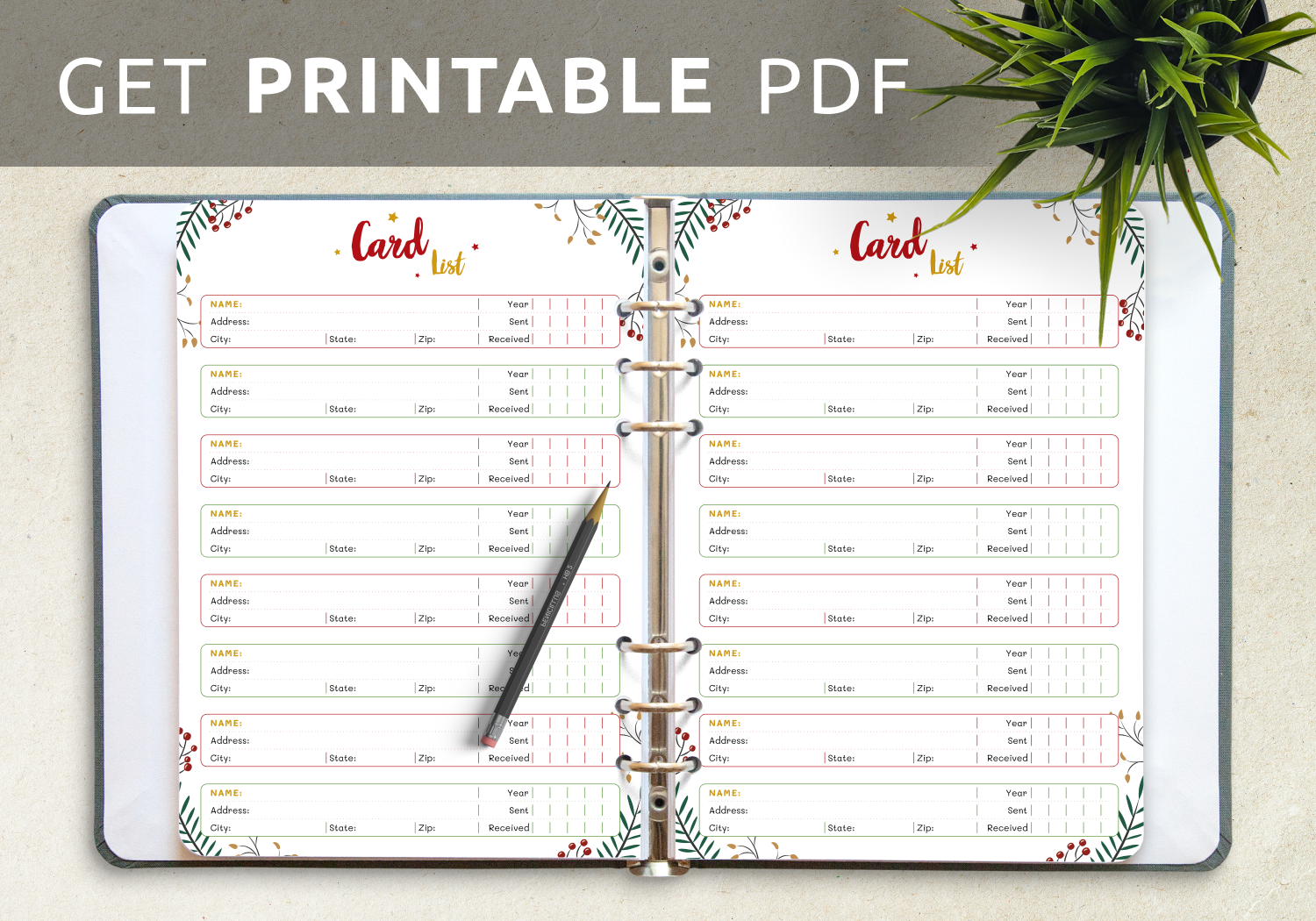 Download Printable Christmas Style Card List PDF Download Printable Christmas Style Card List PDF
