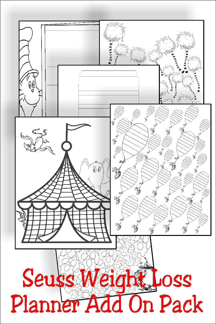 Dr Seuss Month Planner Printable DIY Party Mom Dr Seuss Month Planner Printable DIY Party Mom