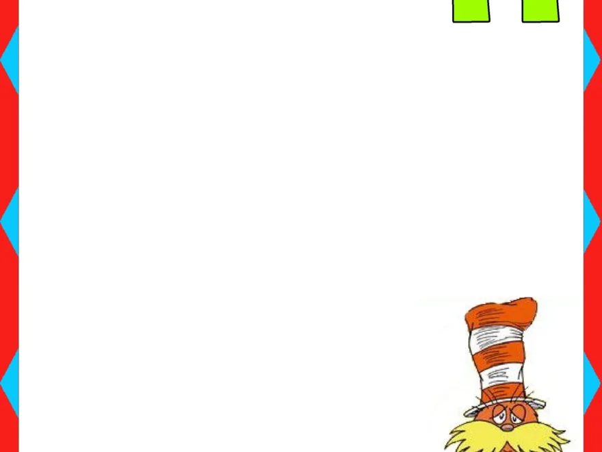 Dr Seuss Month Planner Printable DIY Party Mom