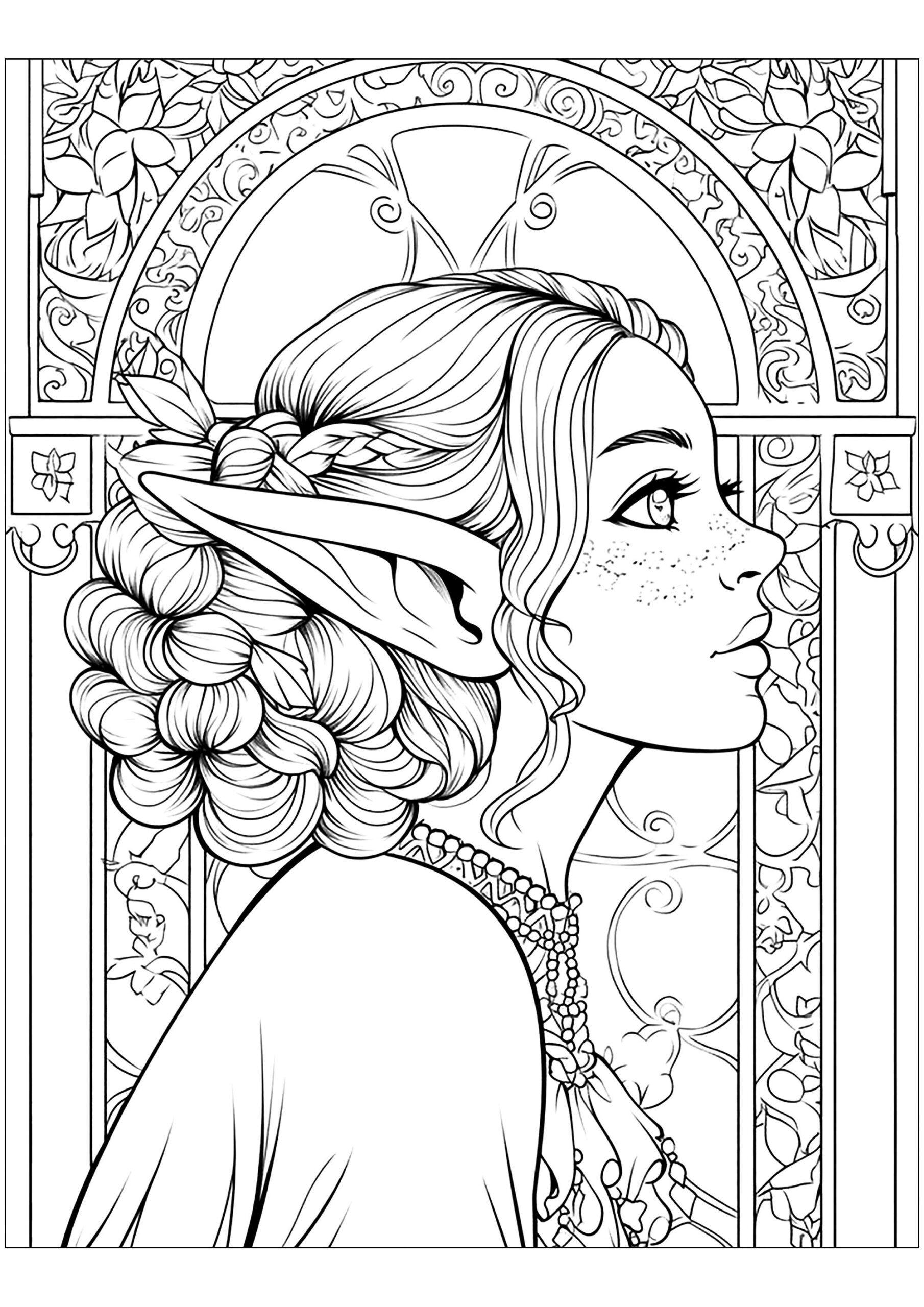 Free Printable Coloring Sheets Art Nouveau Free Printable Coloring Sheets Art Nouveau