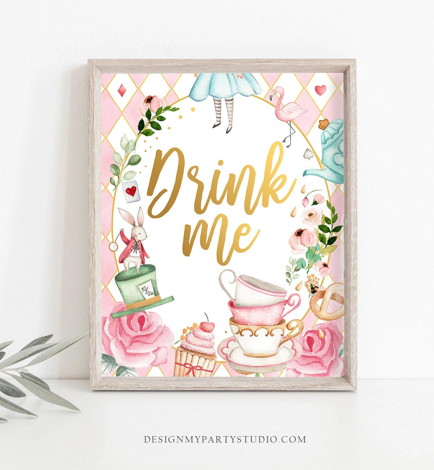 Drink Me Sign Alice In Wonderland Party Sign Mad Tea Party Alice In On Design My Party Studio Drink Me Sign Alice In Wonderland Party Sign Mad Tea Party Alice In On Design My Party Studio