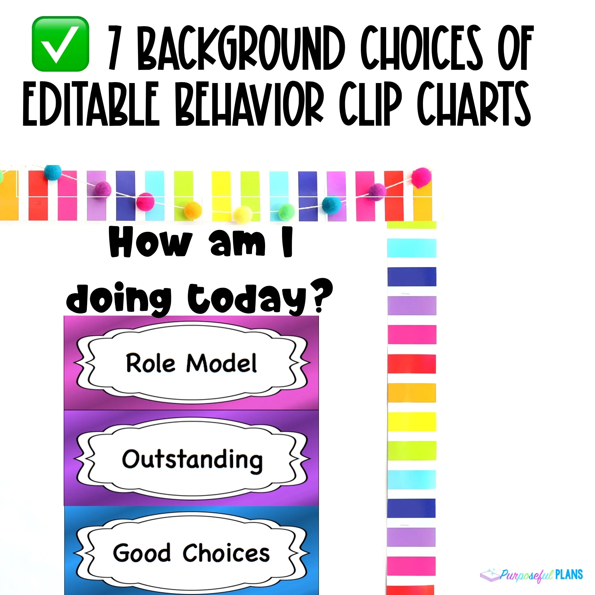 Printable Clip Chart Classroom Management