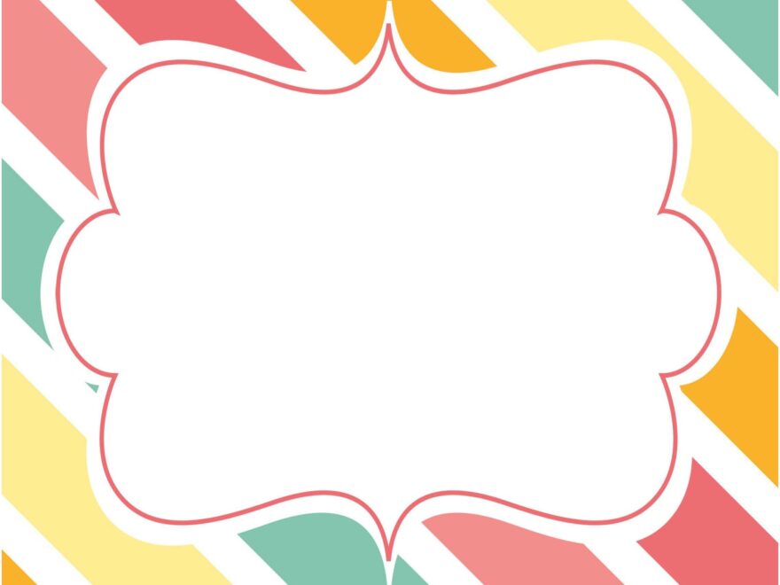 Editable Sign Template Hello Sunshine Coral Schoolgirl Style Worksheets Library