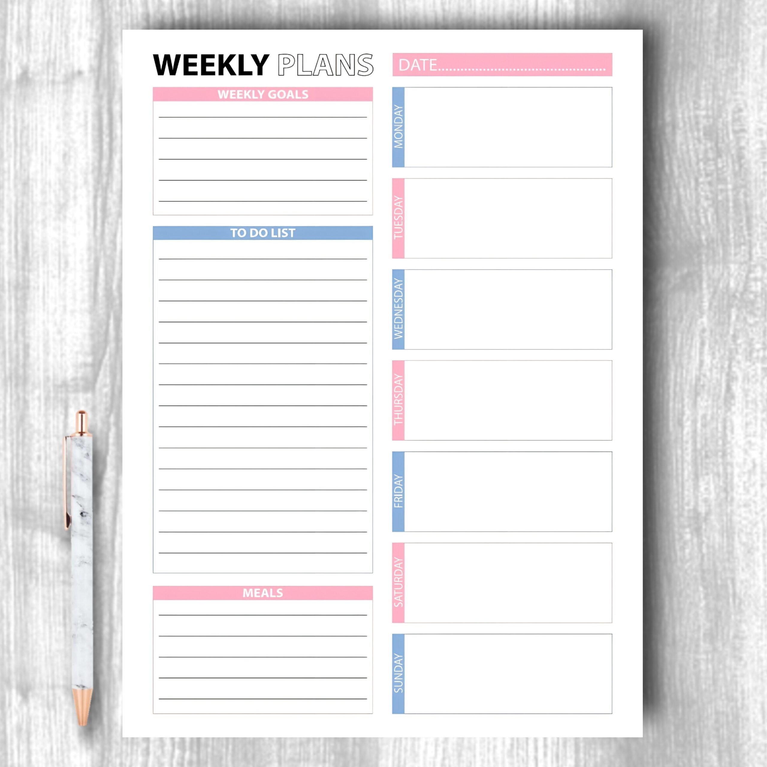 Elegant Weekly Schdule Printable Weekly Teachers Planner Made By Teachers Elegant Weekly Schdule Printable Weekly Teachers Planner Made By Teachers