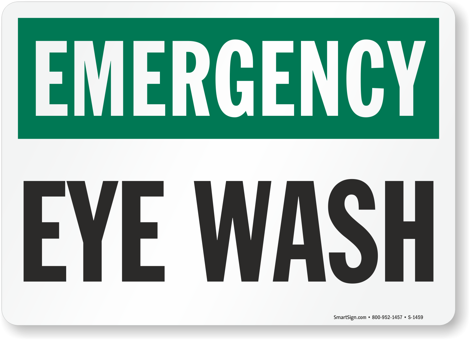 Free Printable Eye Wash Station Sign