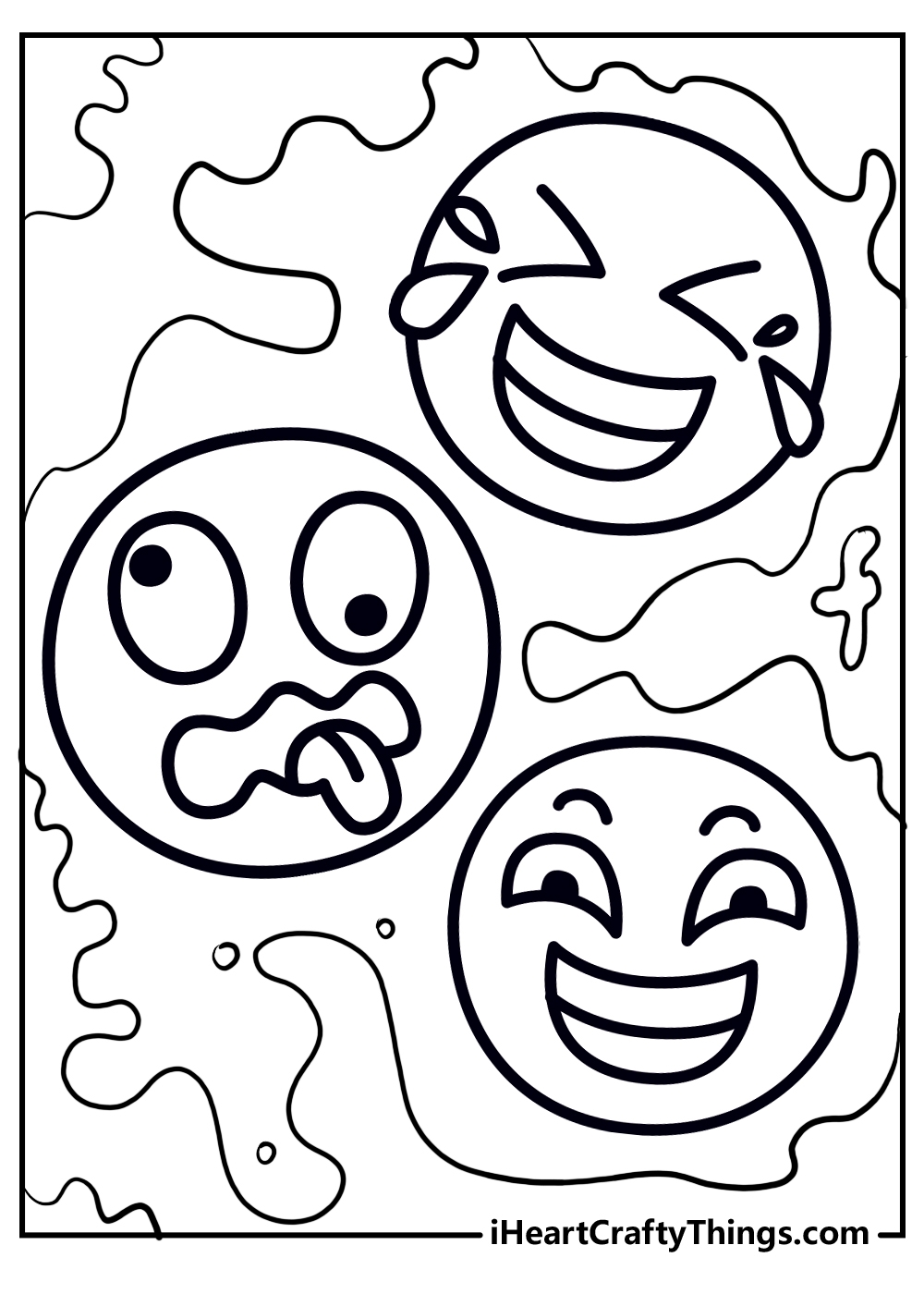Emoji Coloring Pages 22 Free PDF Printables For Kids