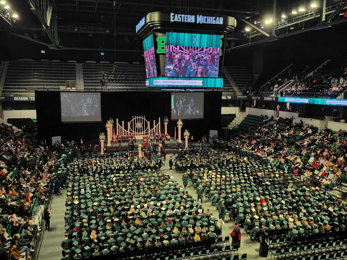 EMU Eagles Take On Winter Commencements The Eastern Echo