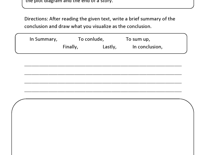 Englishlinx Writing Conclusions Worksheets