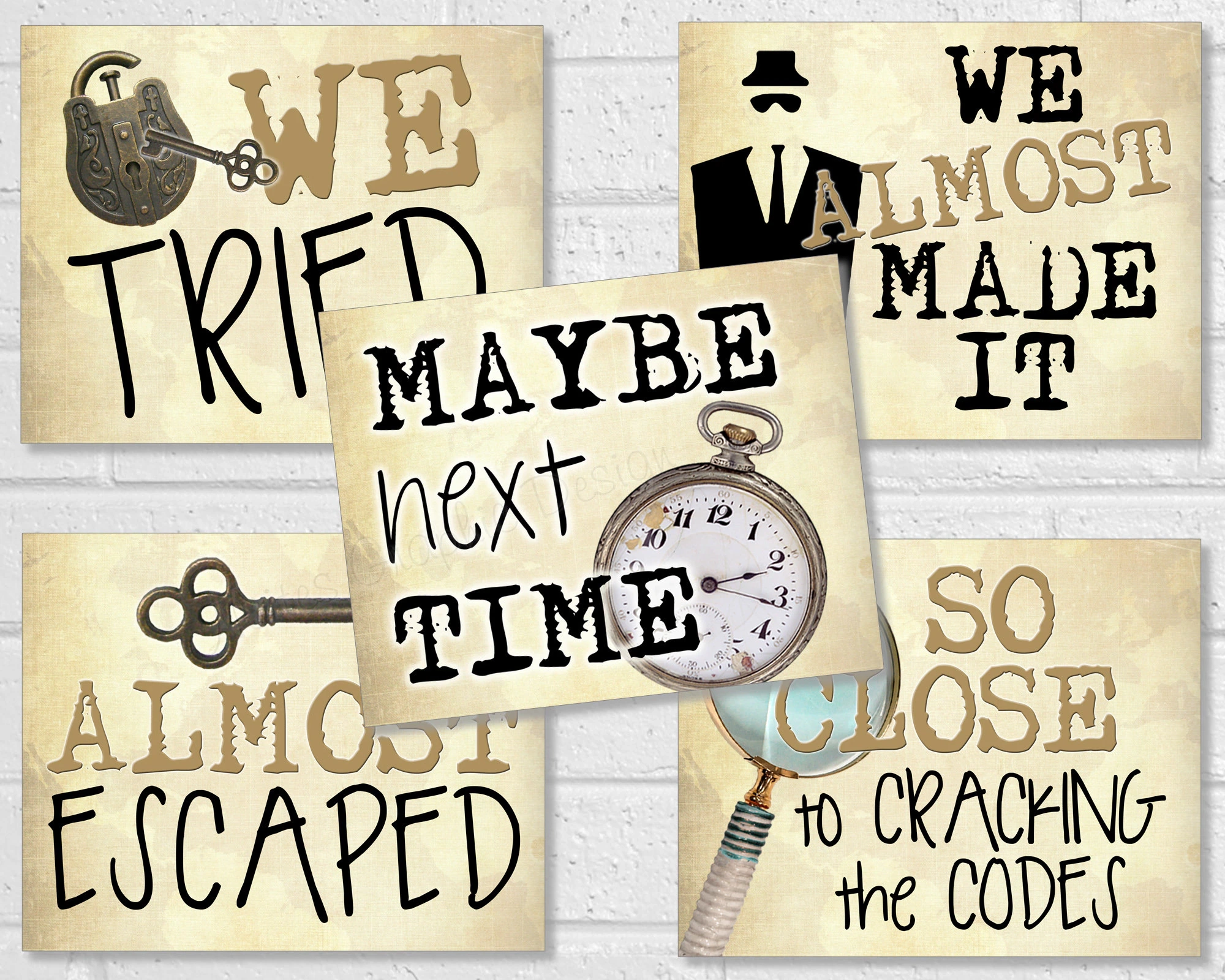 Escape Room Printable Sign