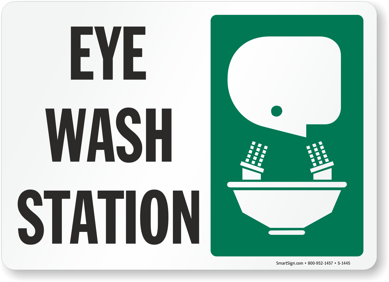 Eye Wash Sign Printable Eye Wash Sign Printable