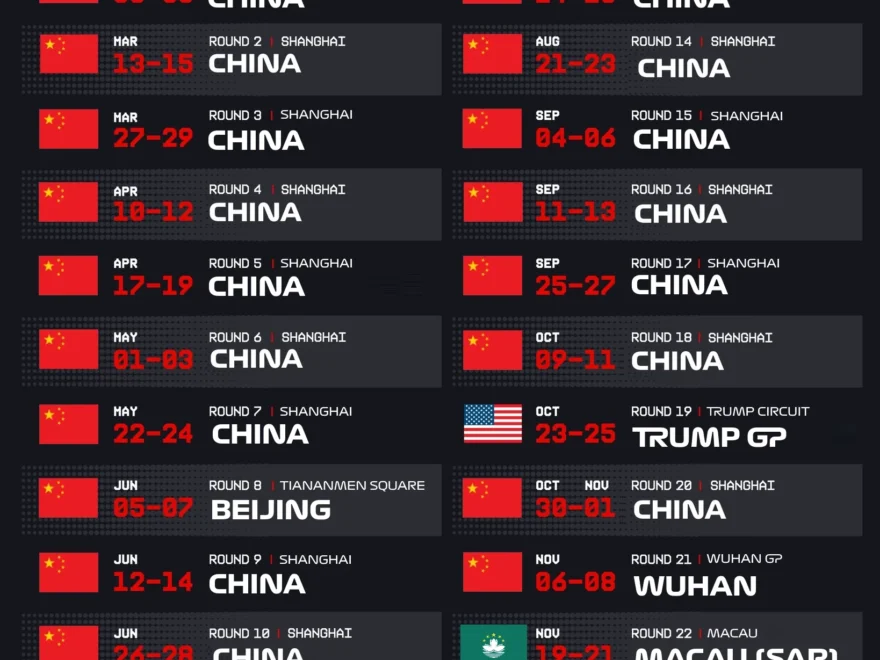 F1 2026 Calendar R formuladank