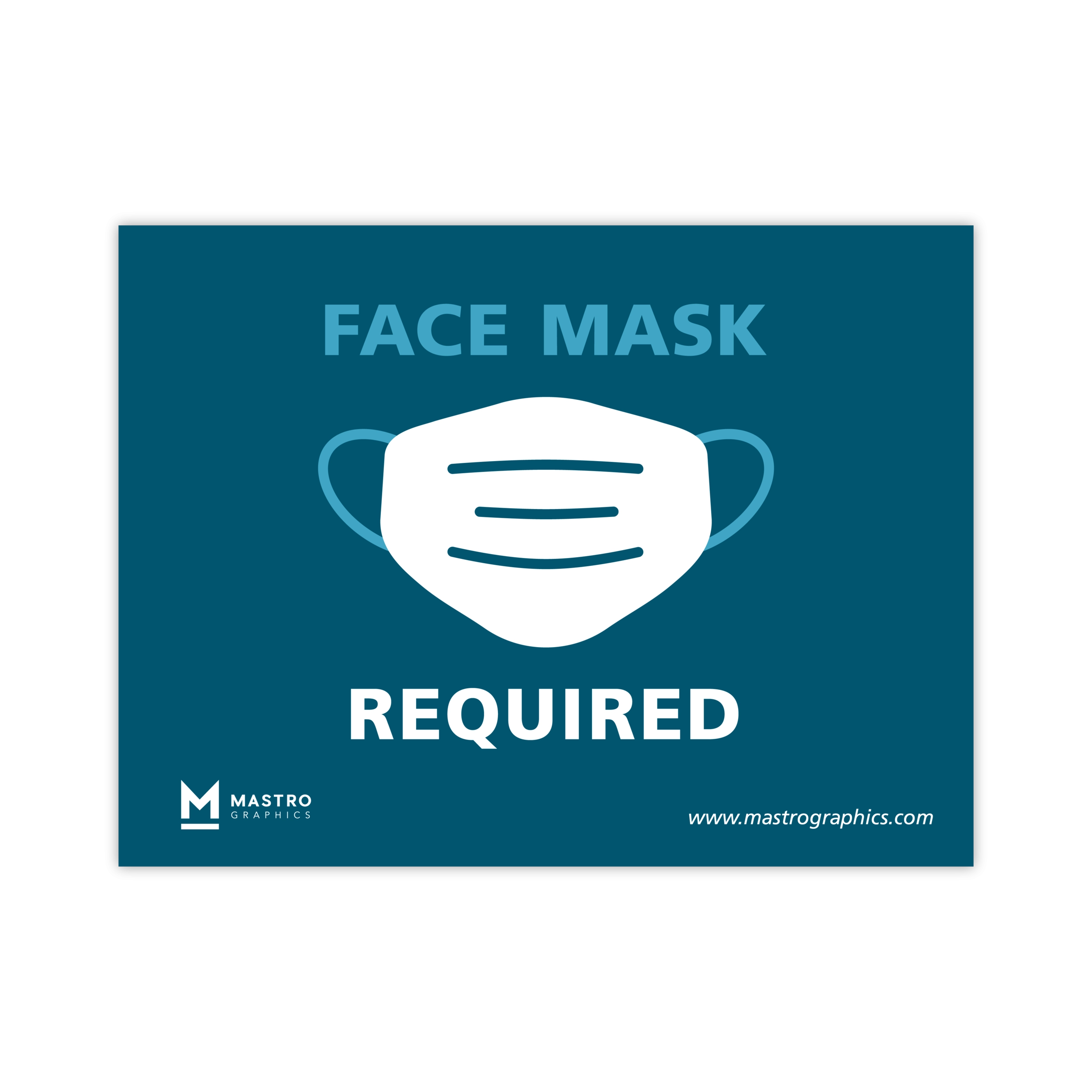 Face Mask Required Mastro Graphics