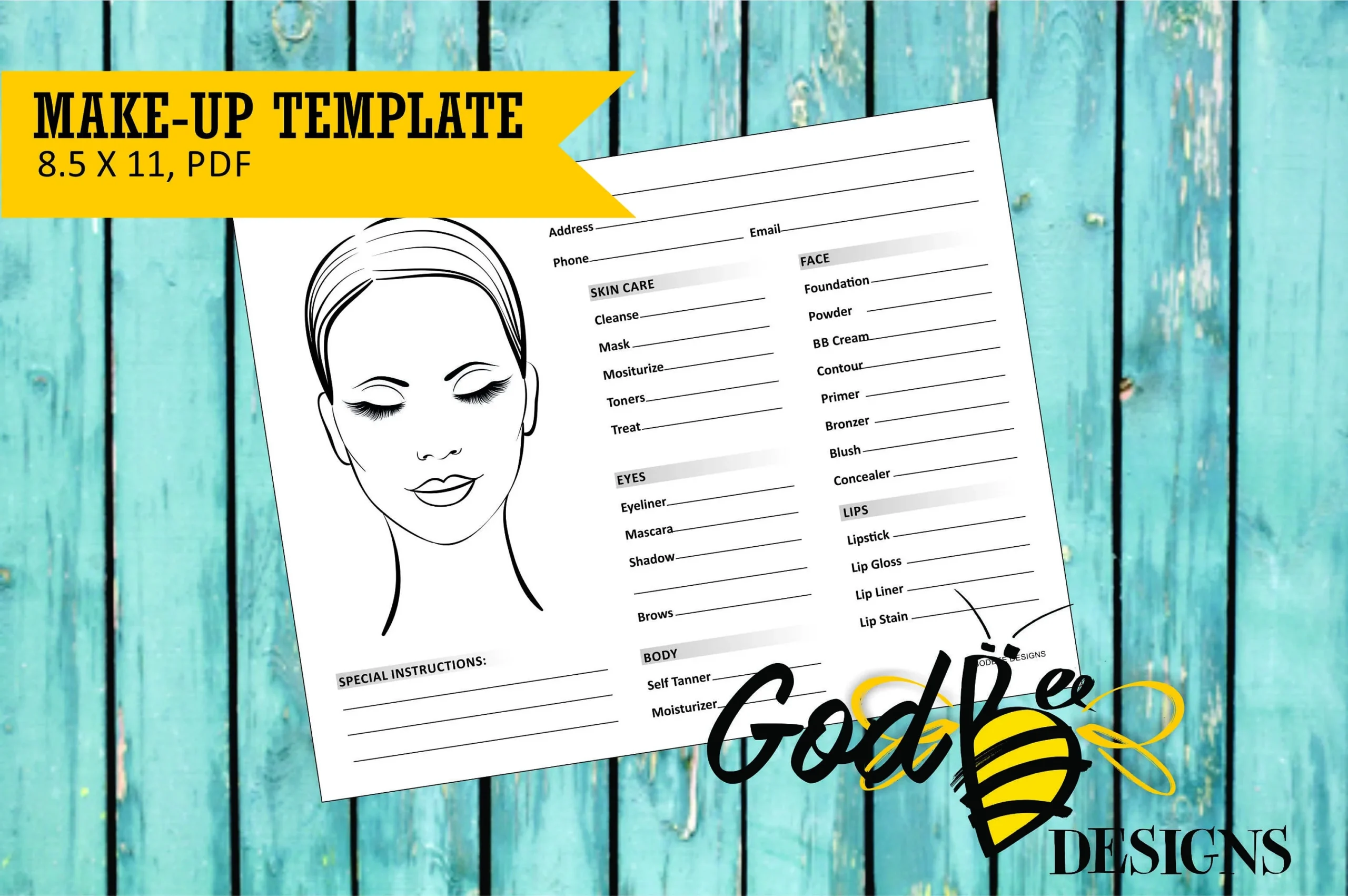 Face Template Makeup Sales Sheet Younique Mary Kay Avon Etsy Face Template Makeup Sales Sheet Younique Mary Kay Avon Etsy