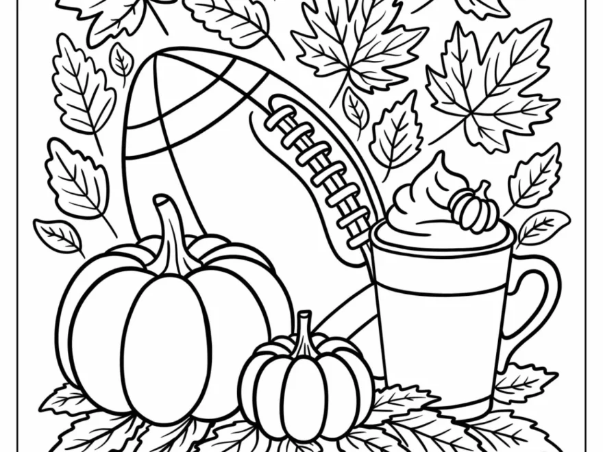 Fall Coloring Pages For Adults Free PDF Printables