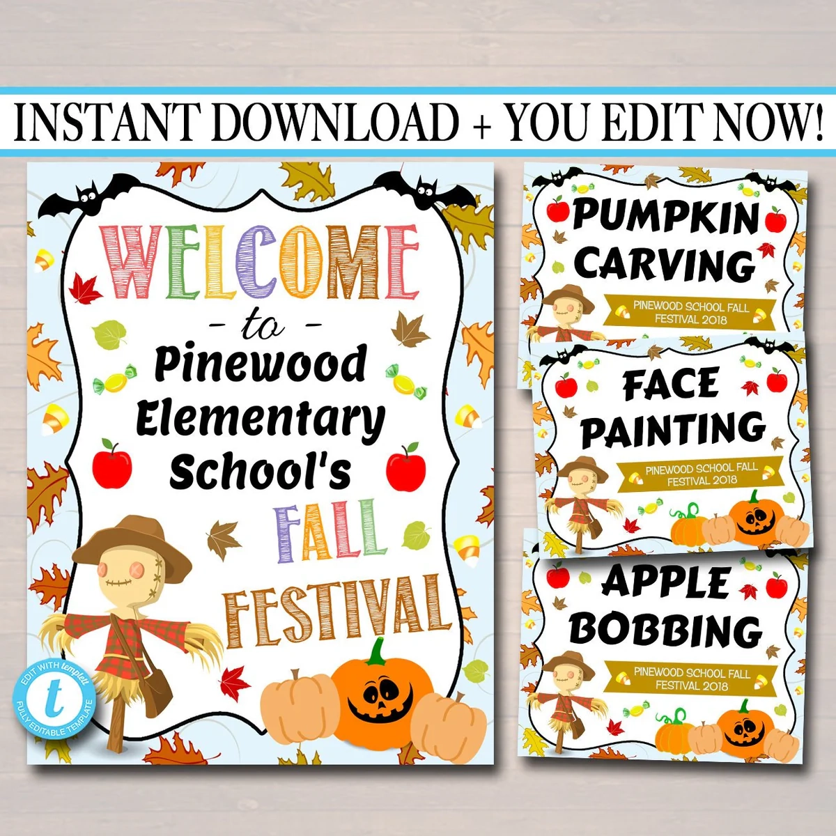 Fall Festival Fall Harvest Flyer TidyLady Printables
