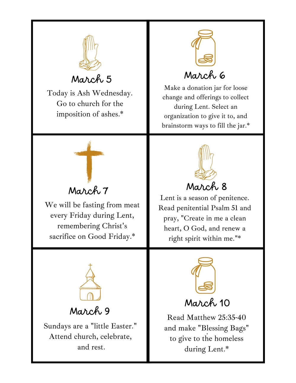 Family Lent Guide Little Way Chapel